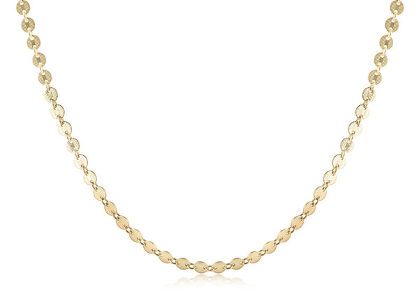 enewton choker infinity chic chain - gold