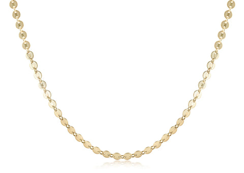enewton choker infinity chic chain - gold