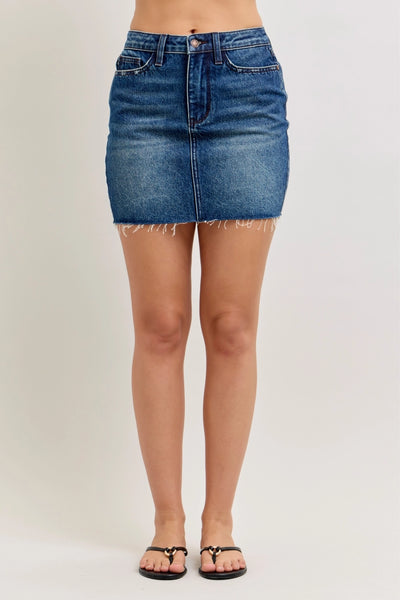 Judy Blue High Waisted Rigid Magic Skirt