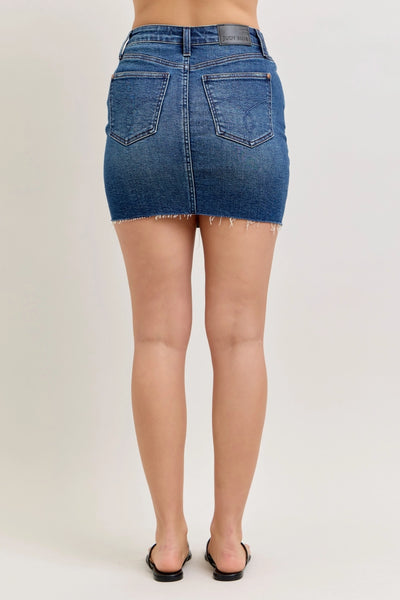 Judy Blue High Waisted Rigid Magic Skirt