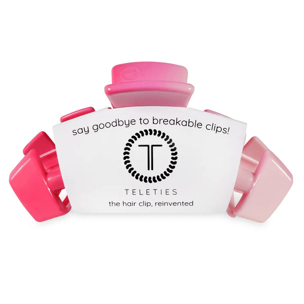 Teleties Classic Hair Clip | Large | Kiss & Tell