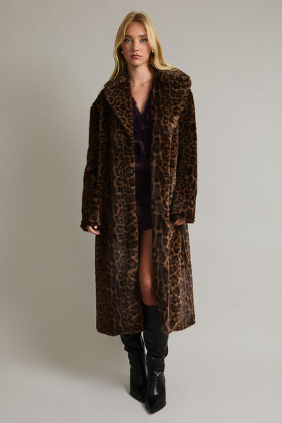 The Jackie Leopard Coat