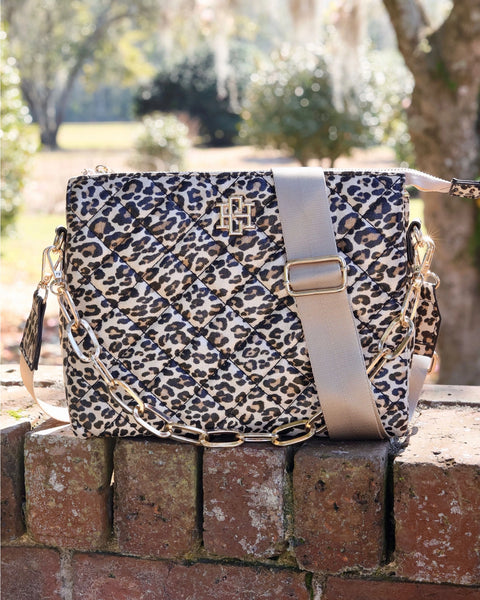 Ariana Crossbody Purse - Leopard