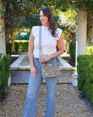Ariana Crossbody Purse - Leopard