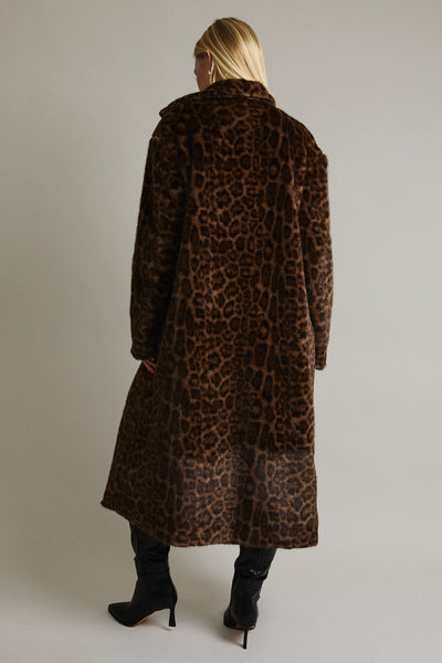 The Jackie Leopard Coat