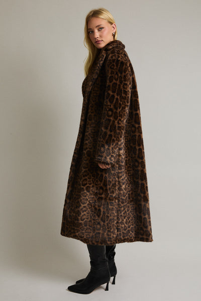 The Jackie Leopard Coat