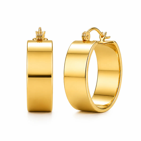 Ellie Vail Lia Wide Hoop Earring