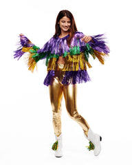Mardi Gras Tinsel Jacket