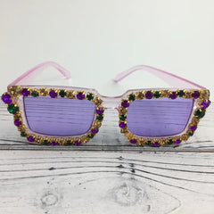 Mambo No 5 Mardi Gras Stone Sunglasses