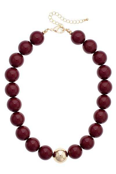 Collier de perles Marjorie en cinq couleurs