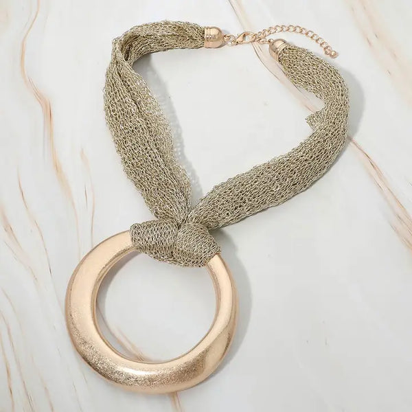 Michaela Mesh Necklace