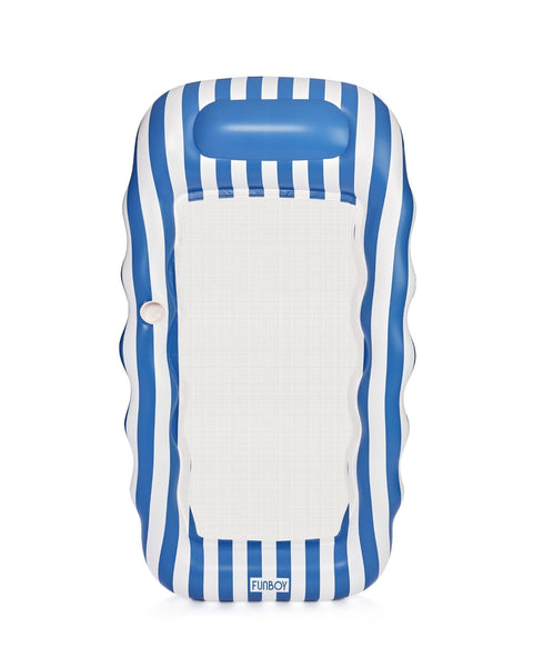 FUNBOY Blue Stripe Mesh Lounger