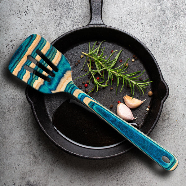 Colorful Wooden Kitchen Utensils