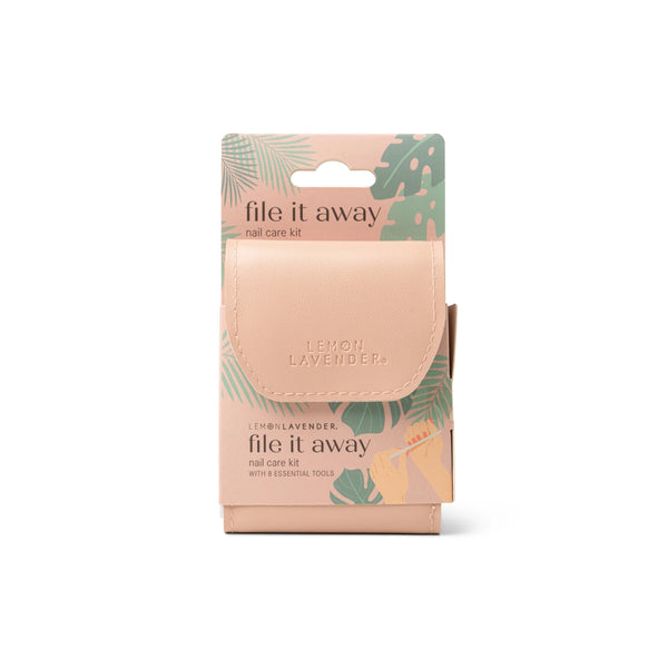 Lemon Lavender File It Away Nail Care Kit - 3 Colors