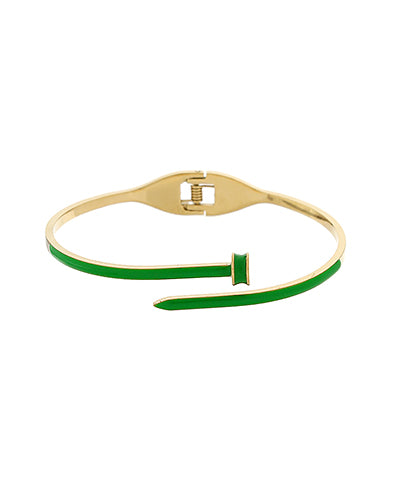 Enamel Nail Bracelet - 6 Colors