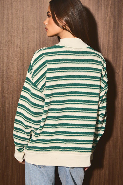 Nicholette Striped Sweater