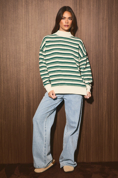 Nicholette Striped Sweater