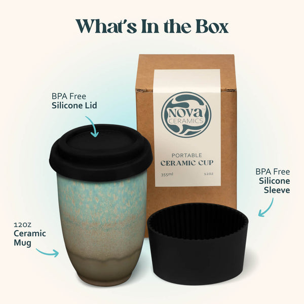 Nova Ceramic Travel Mugs - 14 Options
