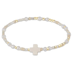enewton - 5.5" egirl hope unwritten signature cross bracelet - oh snow you didn't!