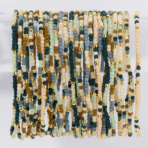 Splendid Iris Seaded Bead Bracelets - Lots of Colors