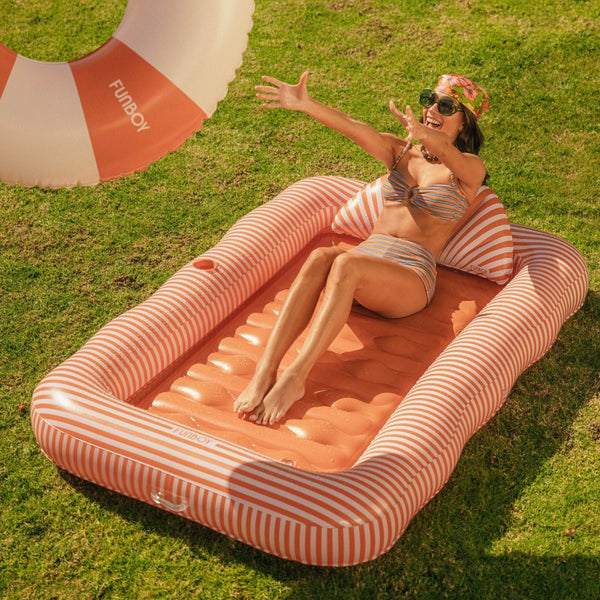 FUNBOY Tanning Pool Lounger - Orange