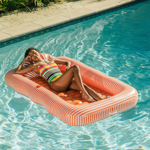 FUNBOY Tanning Pool Lounger - Orange