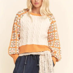 Boho Bloom Sweater