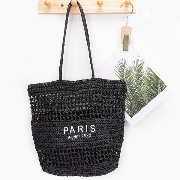 Paris Straw Tote