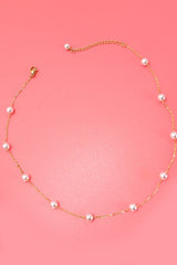 Pearl Station Necklace