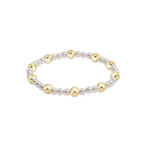 enewton classic gold 4mm bead bangle