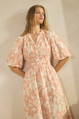Peach Petals Dress