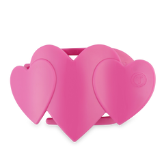 Teletie Flat Hair Clip | Large | Pink Heart To Heart