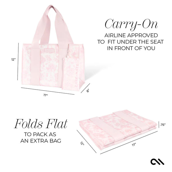 Case-Mate Ballet Pink Afternoon Rosé Jelly Tote Bag