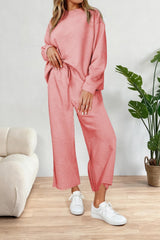 Juniper Textured Pants Set - 2 Colors