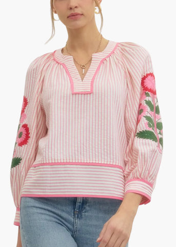 Pink Thistle Blouse