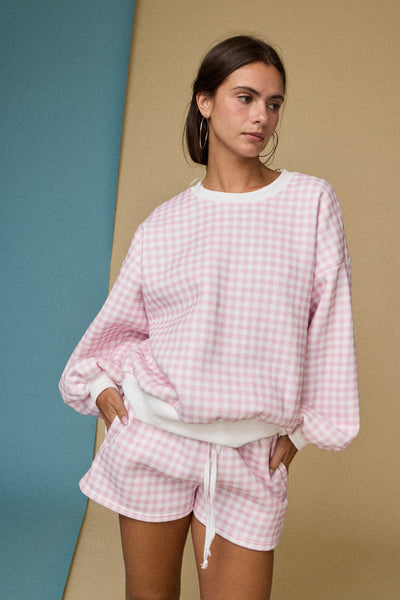 Cloud Gingham Short - 3 Colors