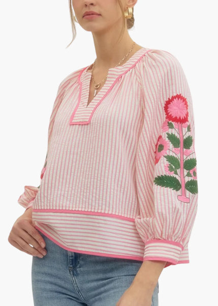Pink Thistle Blouse