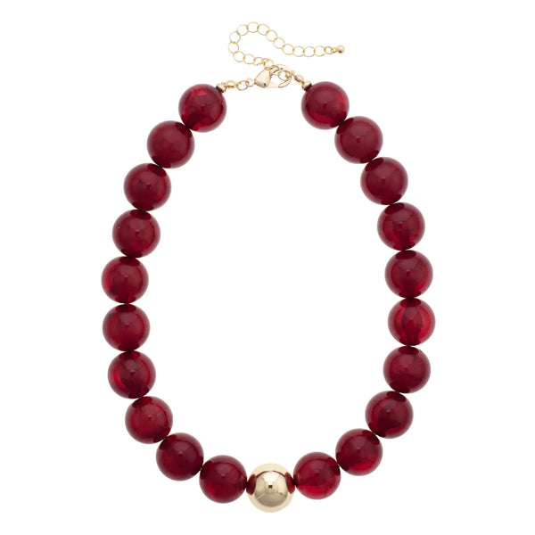 Collier de perles Marjorie en cinq couleurs