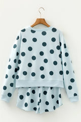 Skyland Polka Dot Shorts Set