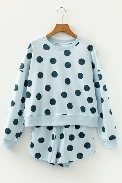Skyland Polka Dot Shorts Set