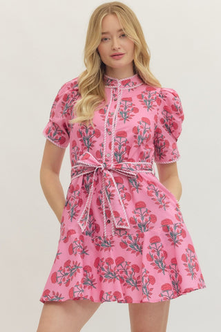 Poppy Pink Dress