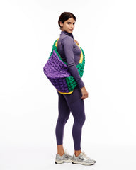 Mardi Gras Puffer Bag