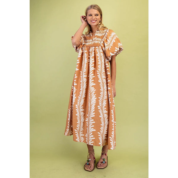 French Quarter Courtyard Midi Dress