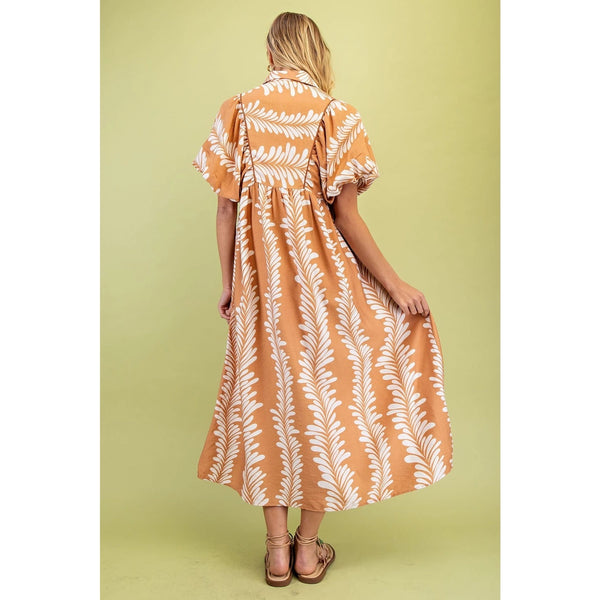 French Quarter Courtyard Midi Dress