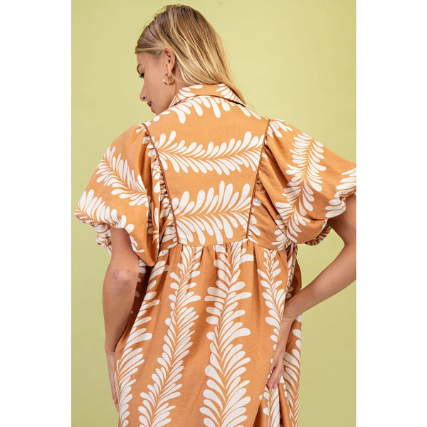 French Quarter Courtyard Midi Dress