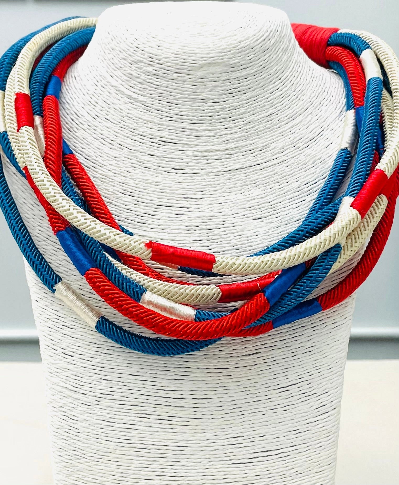 Slub - 8 Strand Necklace-Many Colors