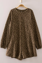 Georgie Leopard Romper