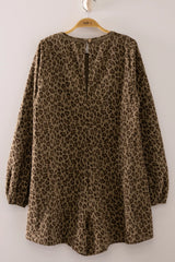 Georgie Leopard Romper
