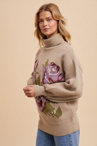 Big Garden Roses Sweater
