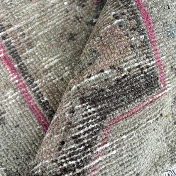 Antique Turkish Rug - Oushak Beige and Red